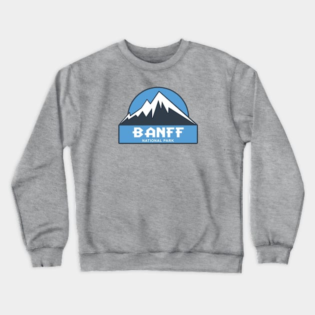 Banff National Park Crewneck Sweatshirt by esskay1000